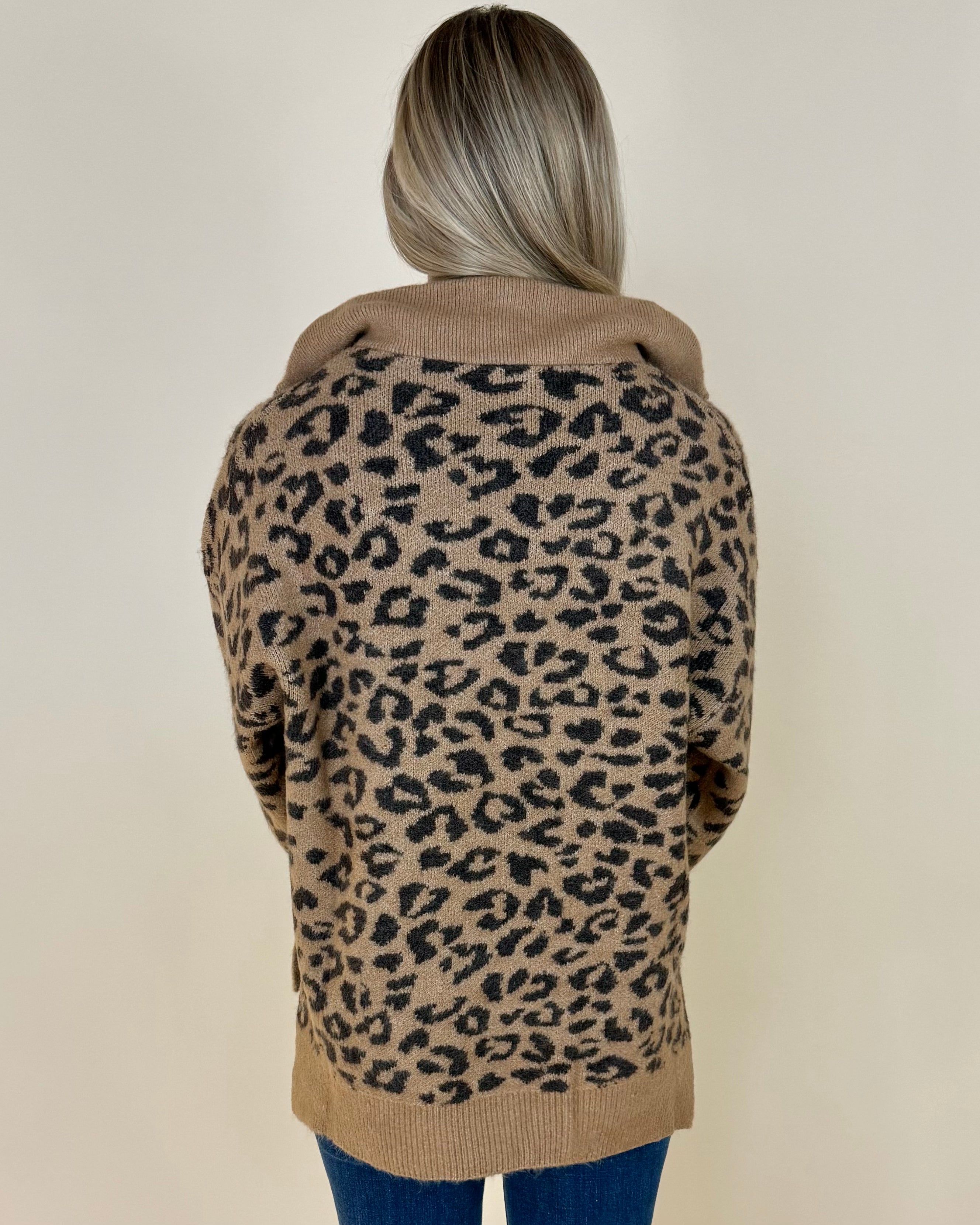 No Rush Camel Leopard Sweater-Shop-Womens-Boutique-Clothing