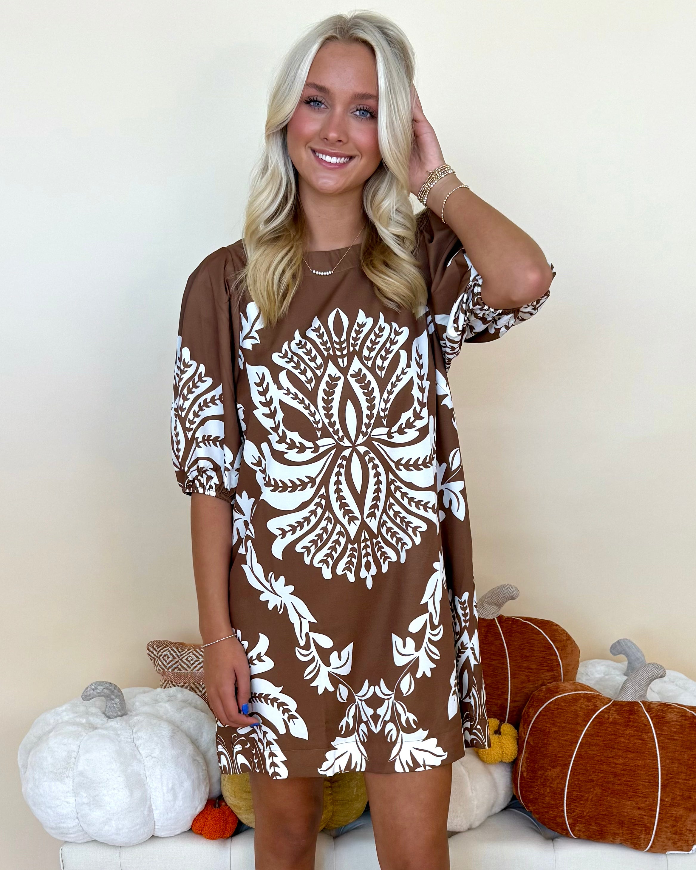 Caught Glances Boho Abstract Dress-Shop-Womens-Boutique-Clothing