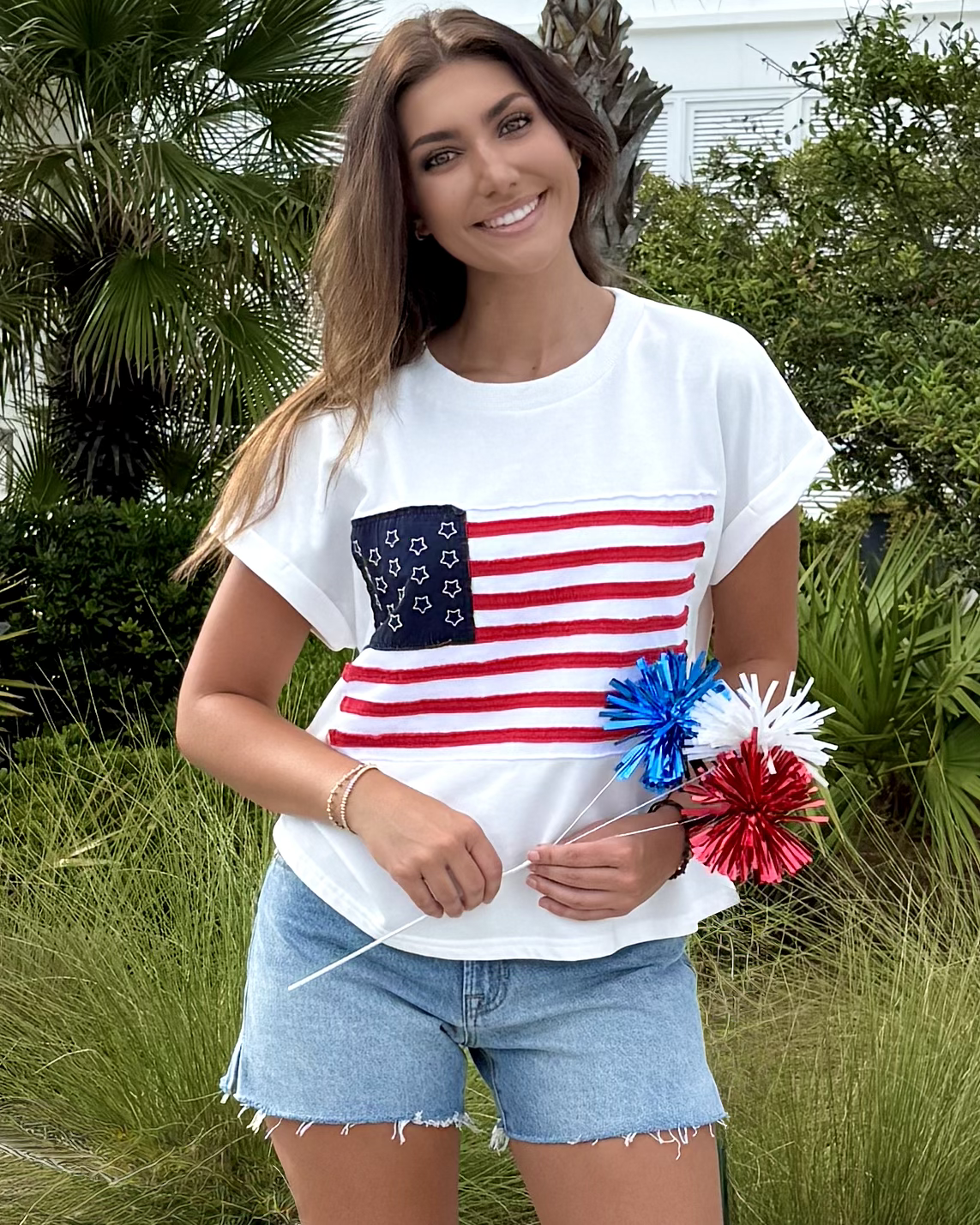 Take It In Off White Flag Top-Shop-Womens-Boutique-Clothing
