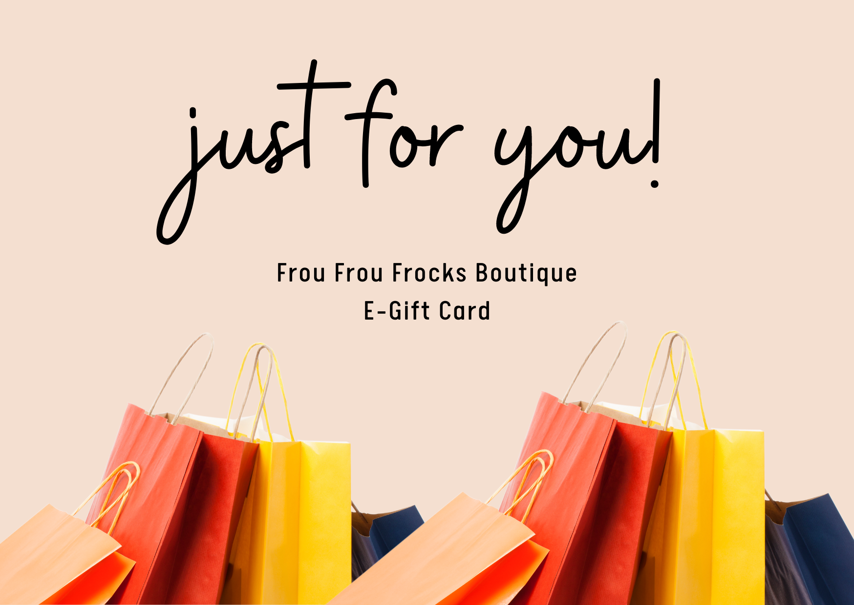 Frou Frou Frocks Boutique Gift Card-Shop-Womens-Boutique-Clothing