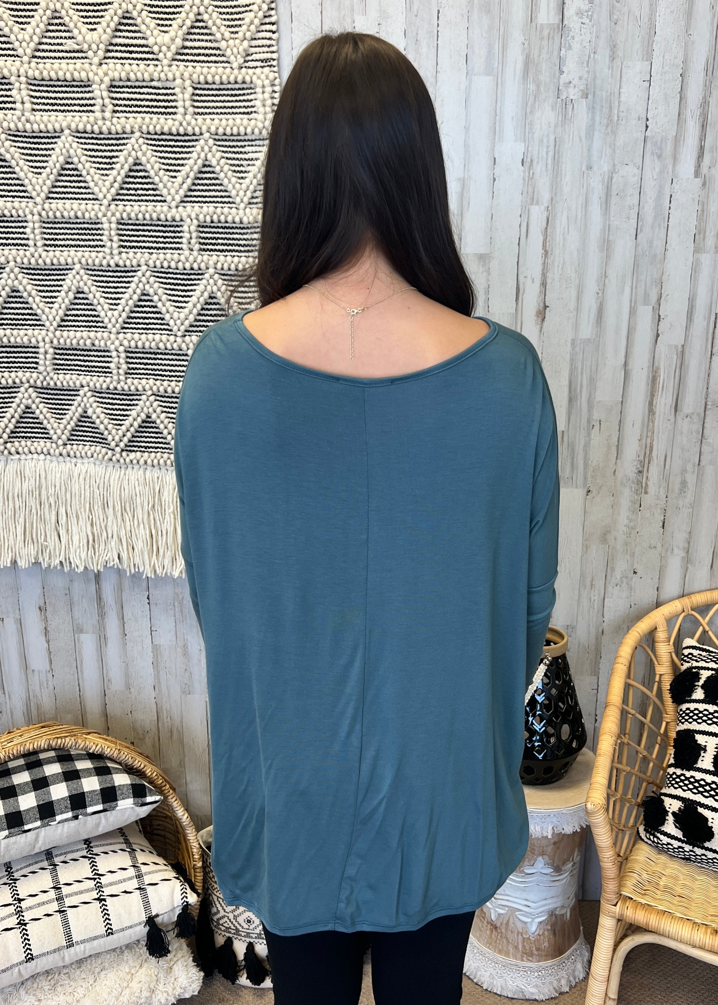 Center Of Attention Teal Aqua Top-Shop-Womens-Boutique-Clothing