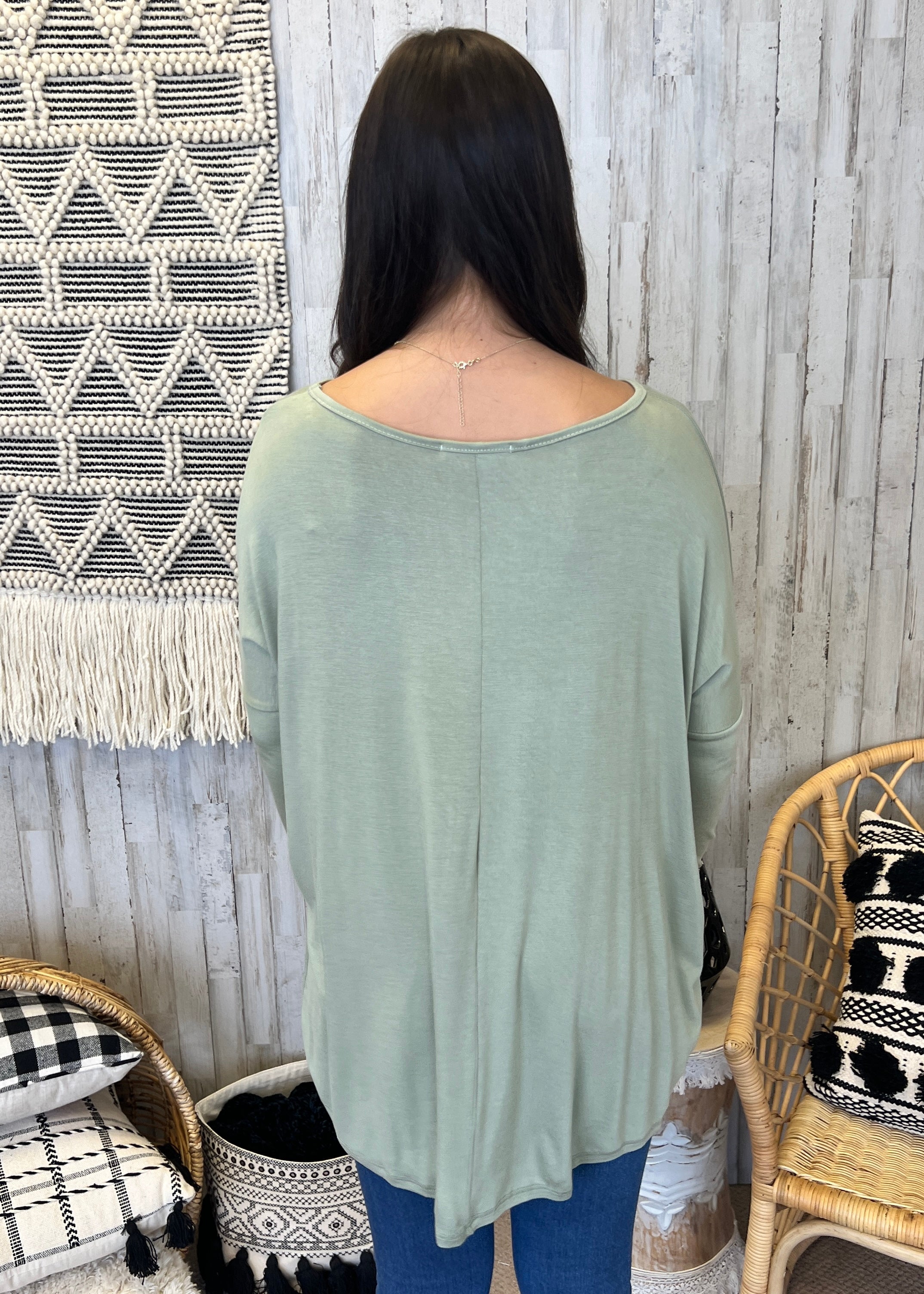 Center Of Attention Light Sage Top-Shop-Womens-Boutique-Clothing