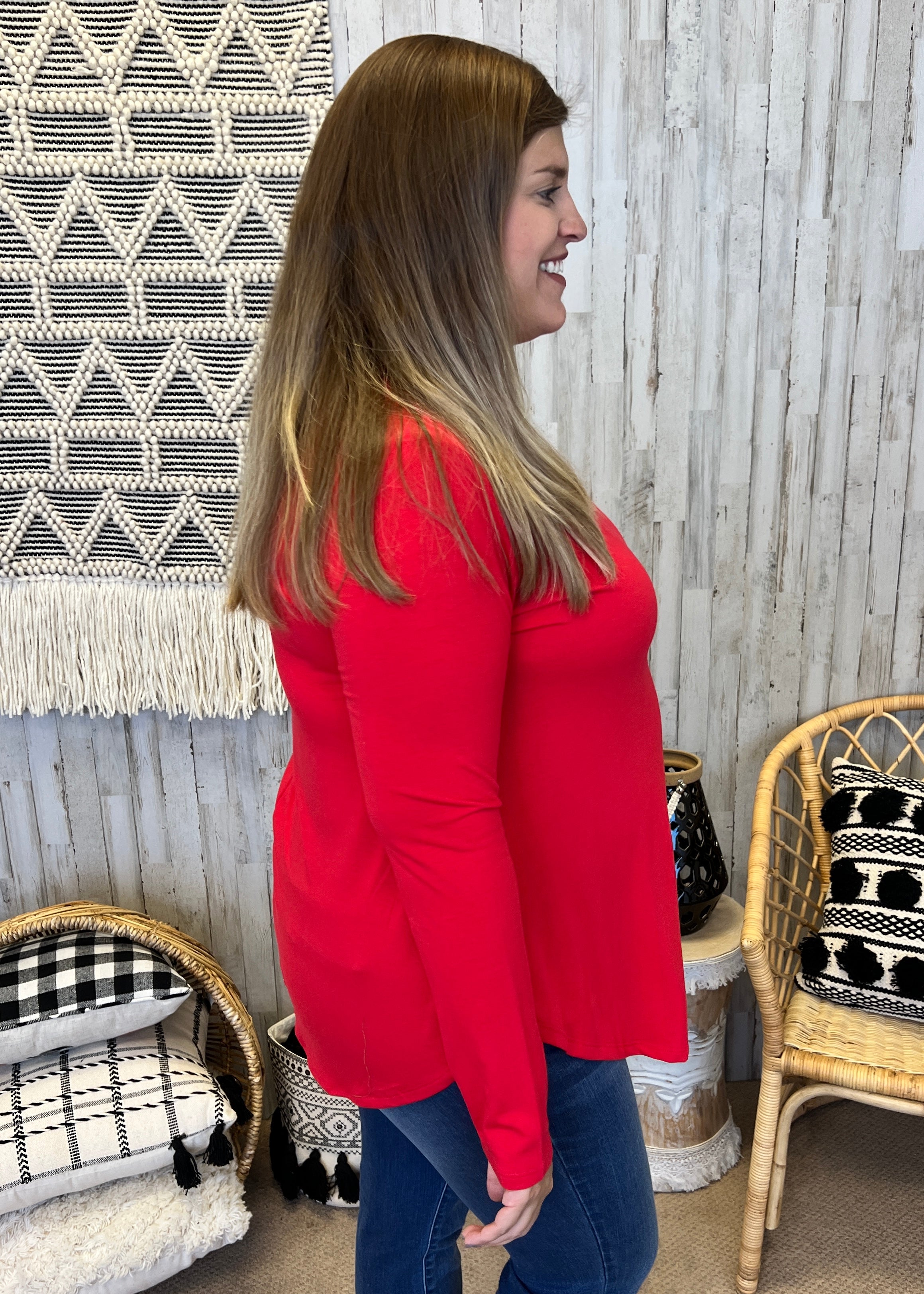 Enough Of You Plus Size Ruby Round Neck Top-Shop-Womens-Boutique-Clothing