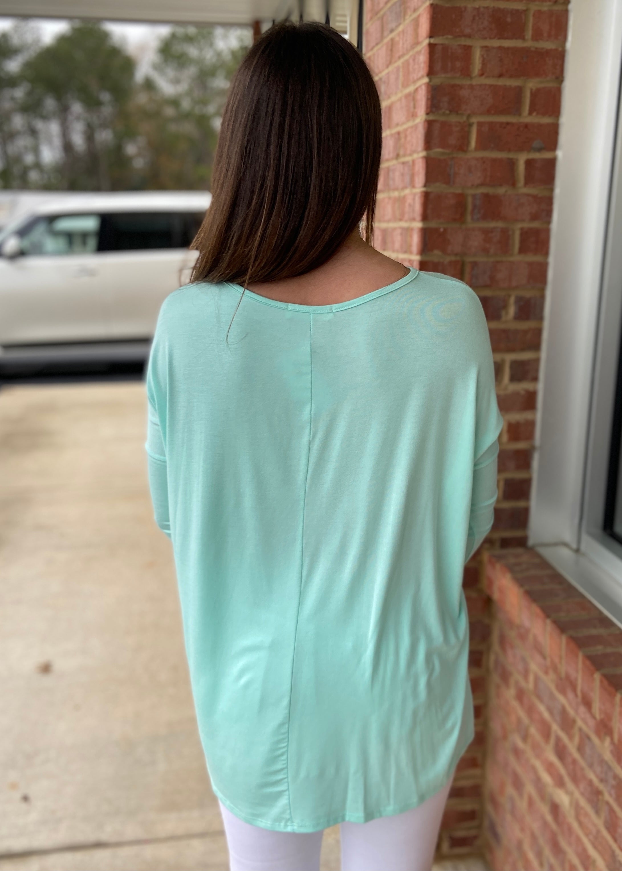 Center Of Attention Mint Top-Shop-Womens-Boutique-Clothing