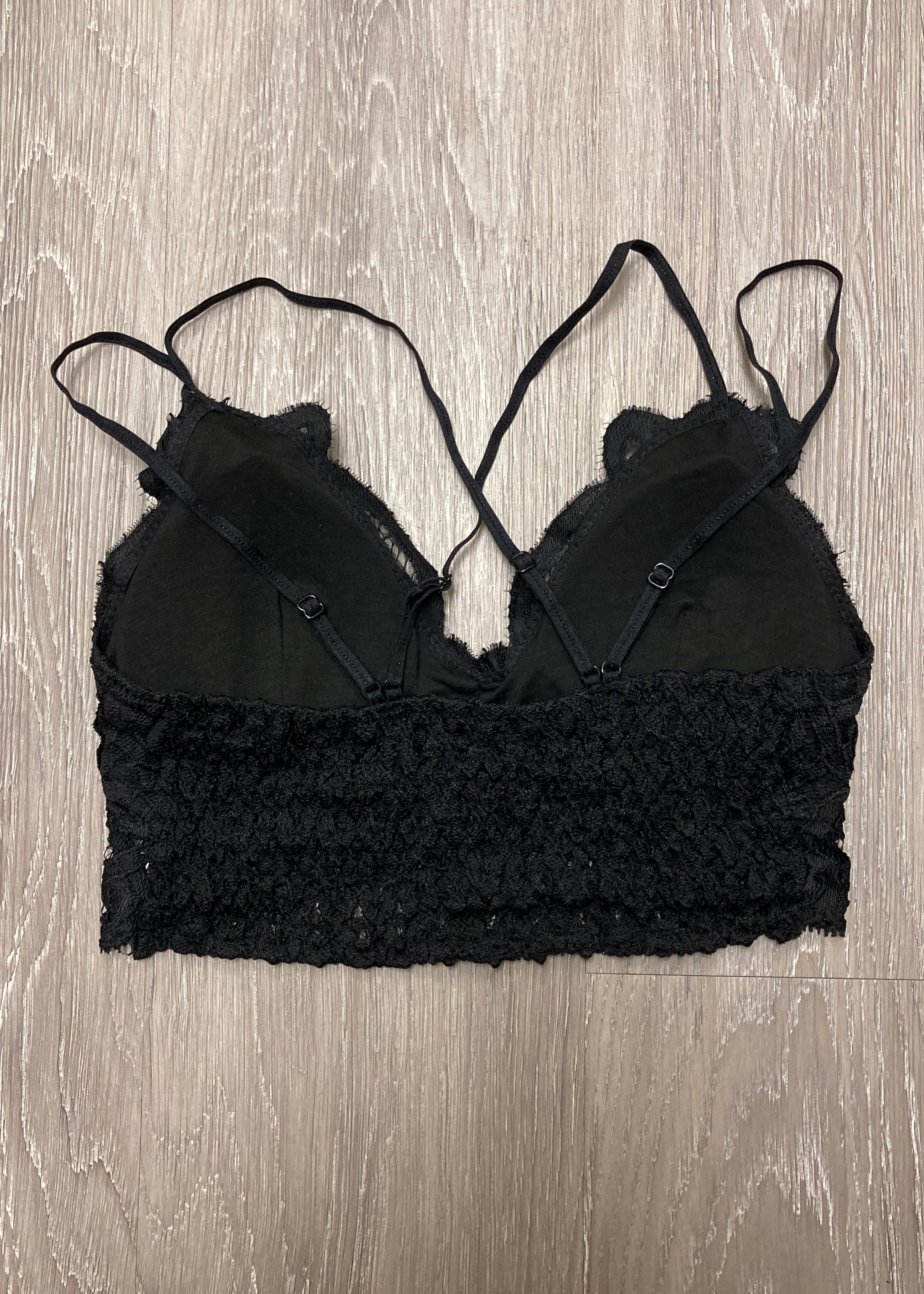 Signature Accessory Black Crochet Bralette-Shop-Womens-Boutique-Clothing