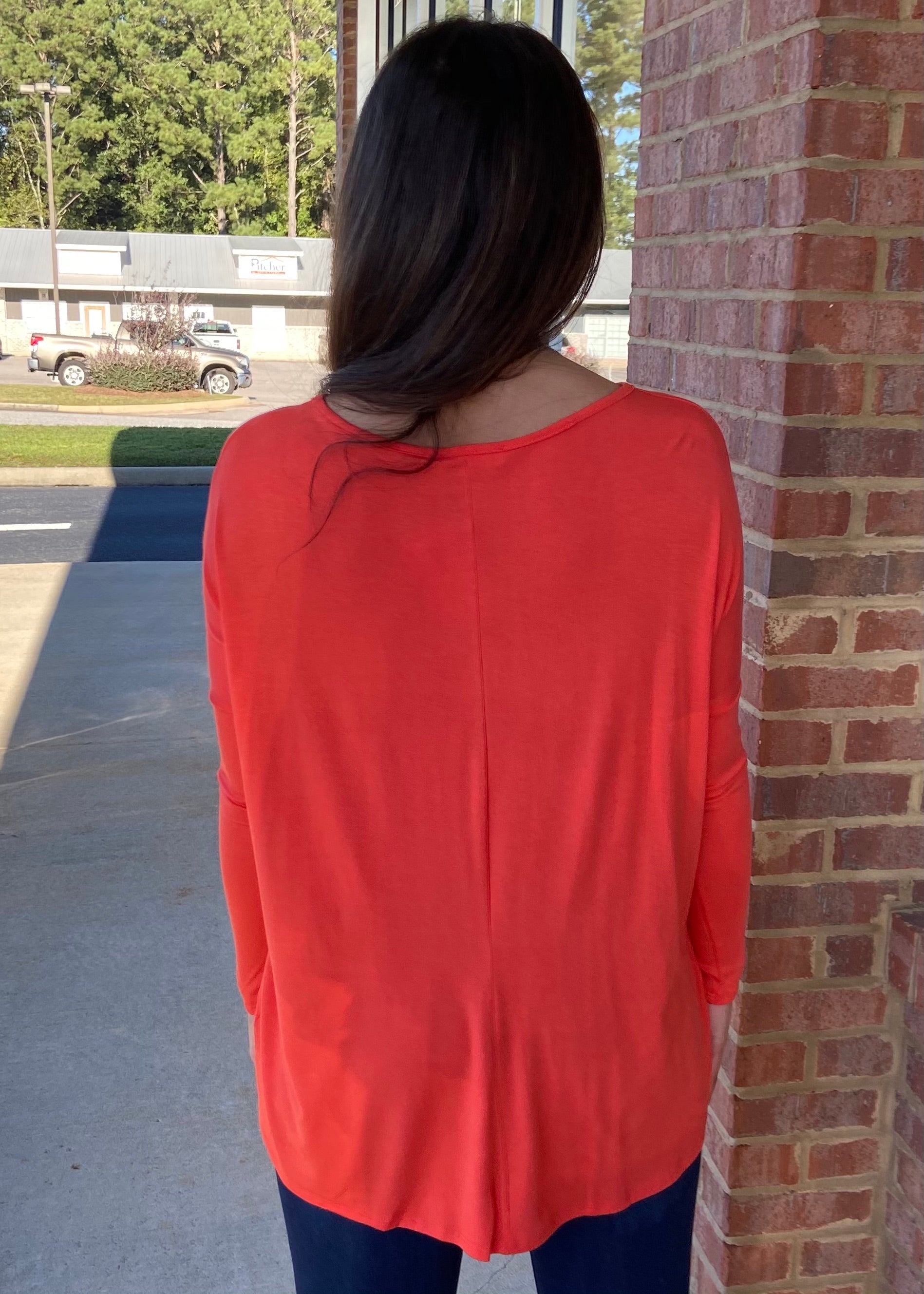 Center Of Attention Orange Top-Shop-Womens-Boutique-Clothing