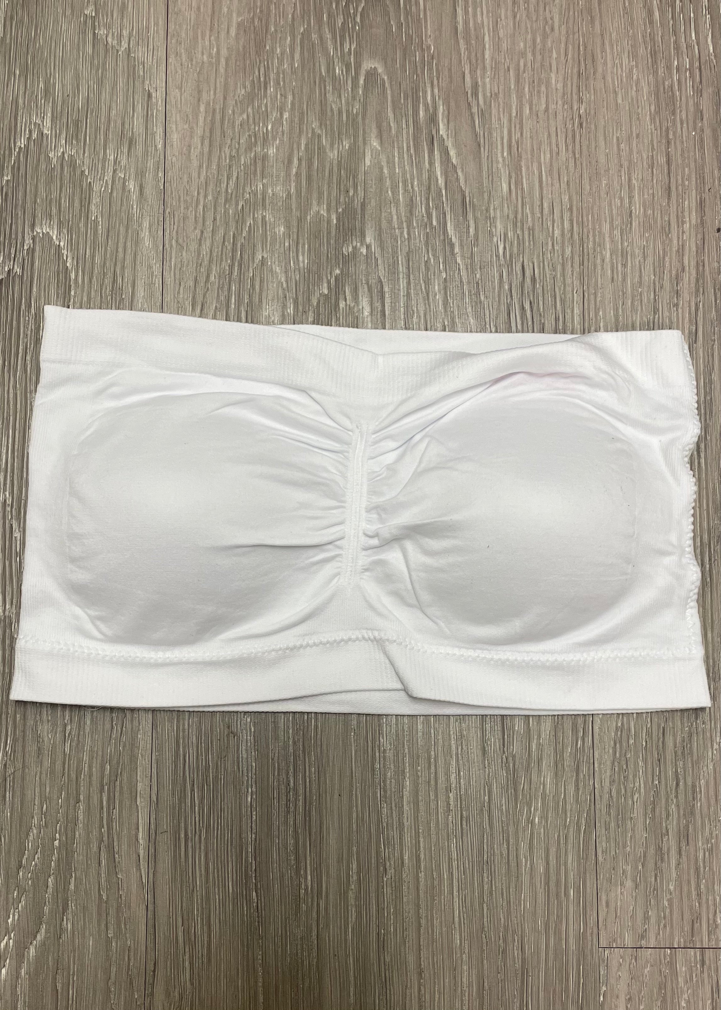 Casual Necessity White Bandeau-One Size-Shop-Womens-Boutique-Clothing