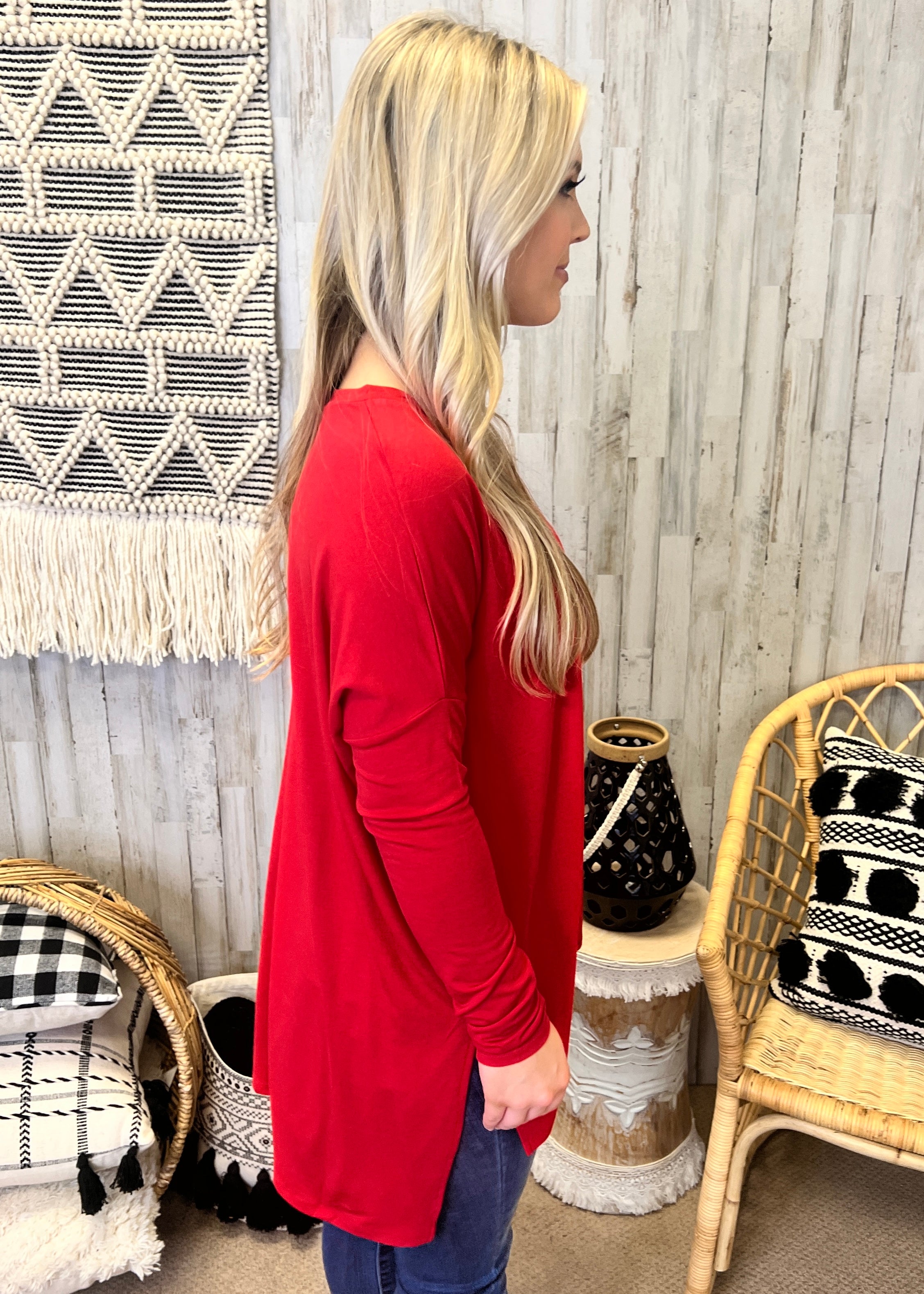 My Last Chance Ruby V-Neck Top-Shop-Womens-Boutique-Clothing